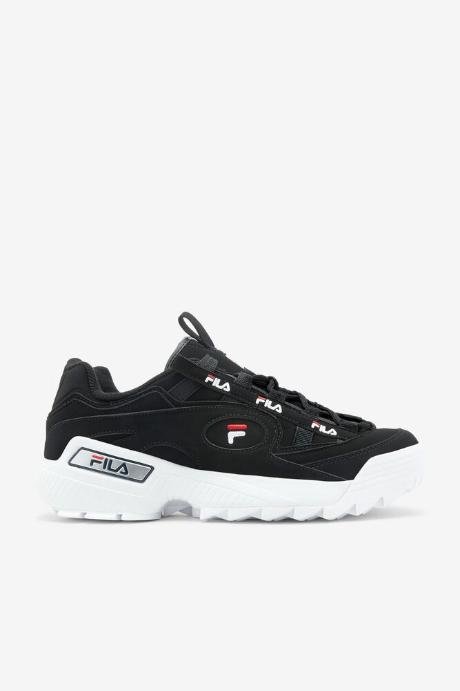 Fila D-formation Black Sneakers Mens - NZ 70528-PKES